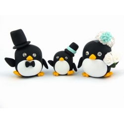 Pinguin-Familie-Tortendeko-500x409