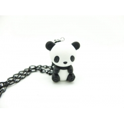 Panda Halskette aus Fimo