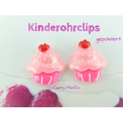 Kinder Ohrclips Cupcakes