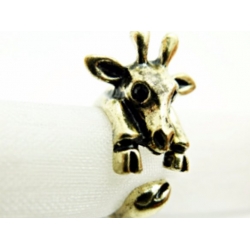 Giraffen-Ring-bronze-tierschmuck