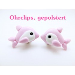 Kinder-Ohrclips Delfine...
