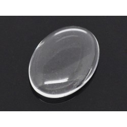 10 Glas Cabochons 18x14mm oval