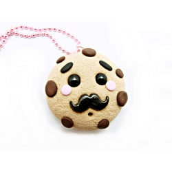 Moustache-Cookie-Keks-Kette-zwergschmuck